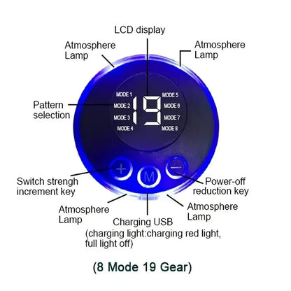 Abdominal Muscle Stimulator USB Rechargeable Training Patch