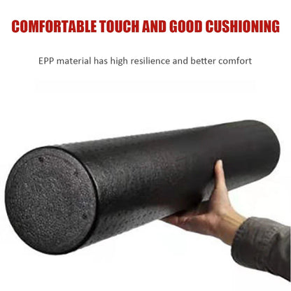 EPP Yoga Pilates Foam Roller Fitness Massage (Black)