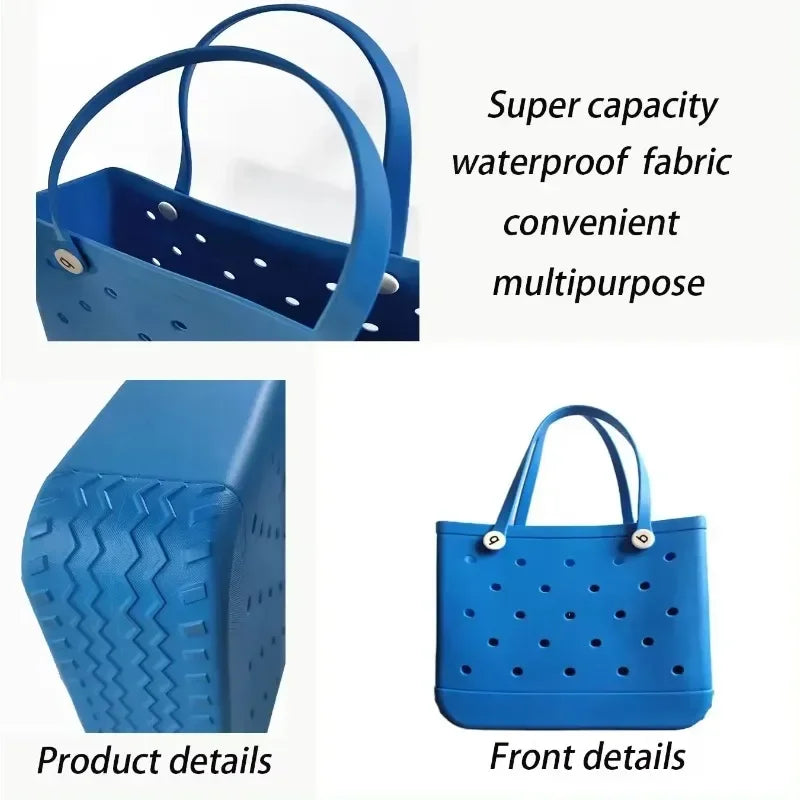 EVA Waterproof Beach and Travel Tote Bag for Women