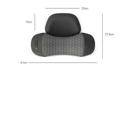 Electric Cervical Massage Pillow Heated Neck & Spine Support Grey