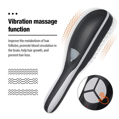 Electric Spray Massage Comb – LED Light Therapy & Nano Atomization
