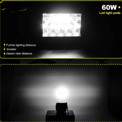 LED Work Light Bar Car 4X4 Spotlights Flood Combo LED Headlights