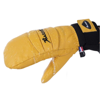Ski Gloves Leather Snowboard Mittens - Men & Women