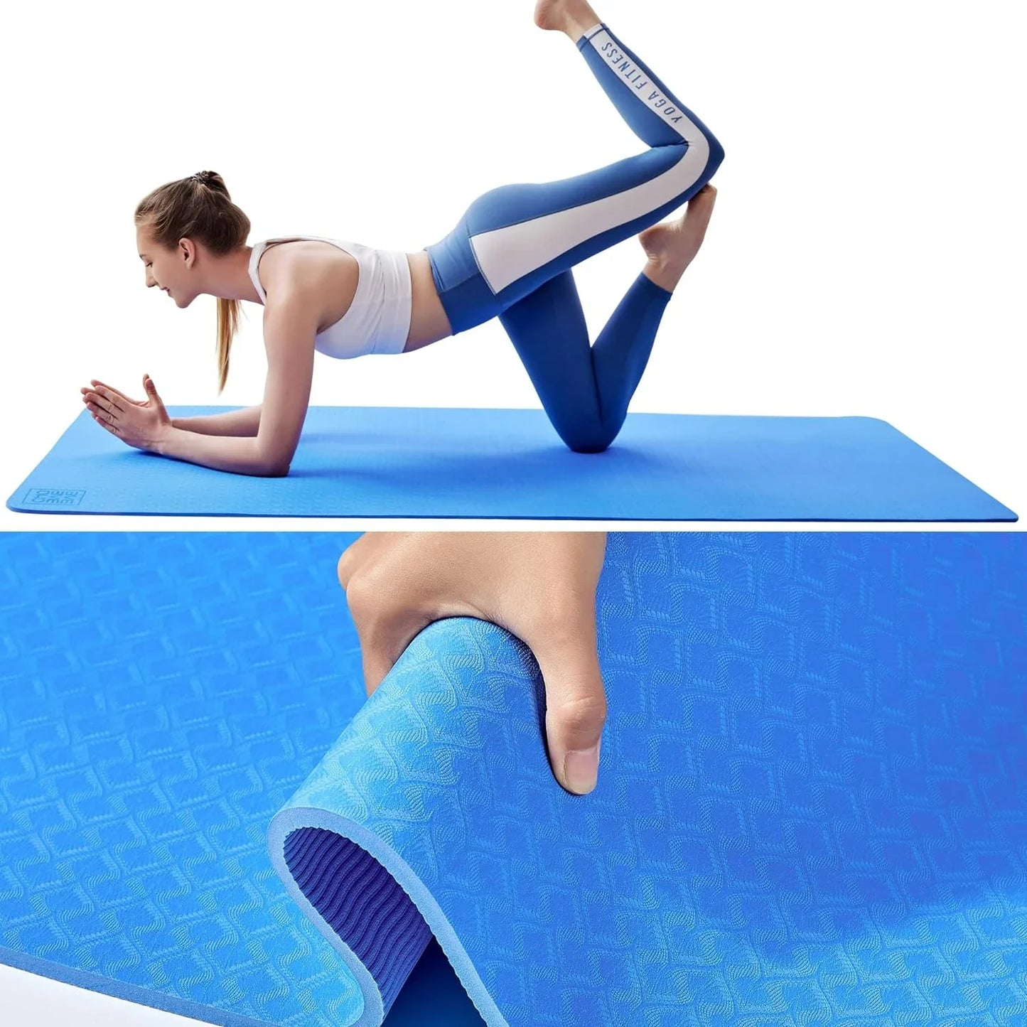 Extra Thick Shock Absorbing Yoga Mat