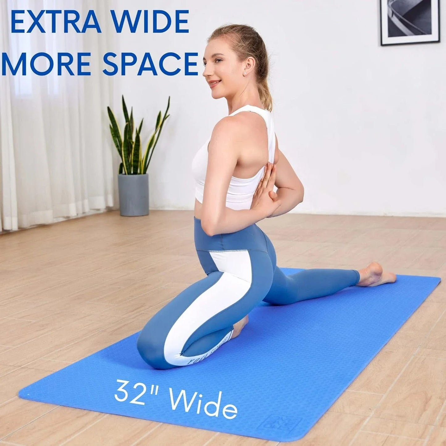 Extra Thick Shock Absorbing Yoga Mat