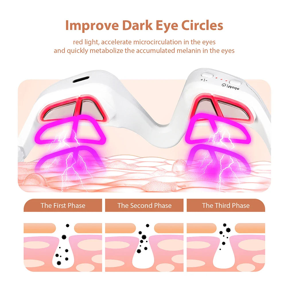 3D Eye Massager – EMS Red Light Therapy