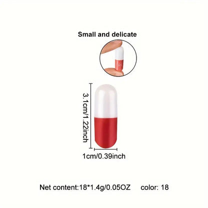 18pcs High-Pigment Matte Lipstick Set - Mini Capsule Collection for Long-Lasting Beauty