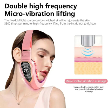 LED Photon Therapy Facial Lifting Massager