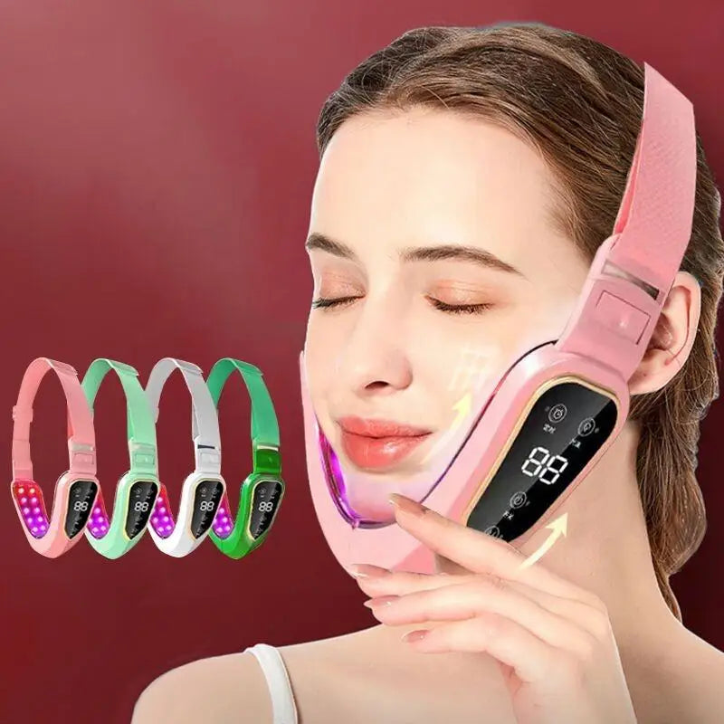LED Photon Therapy Facial Lifting Massager
