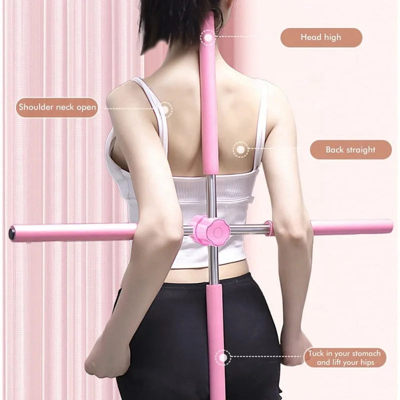 Adjustable Yoga Stick for Back Stretching