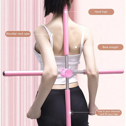 Adjustable Yoga Stick for Back Stretching