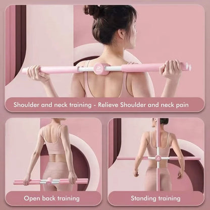 Adjustable Yoga Stick for Back Stretching