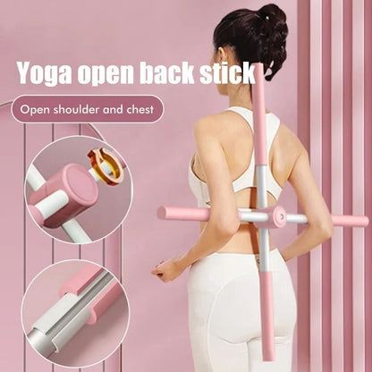 Adjustable Yoga Stick for Back Stretching