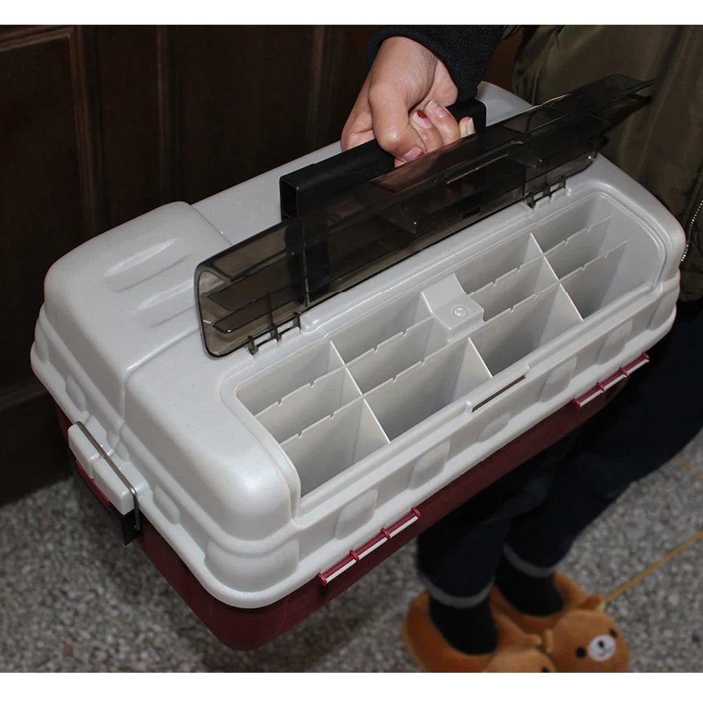 4-Layer Fishing Barrel Box for Anglers