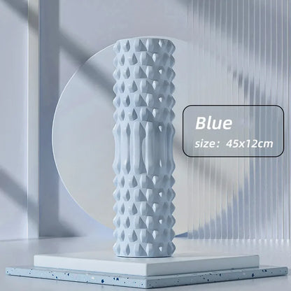 High Density Foam Roller for Muscle Massage Blue, 45×12cm