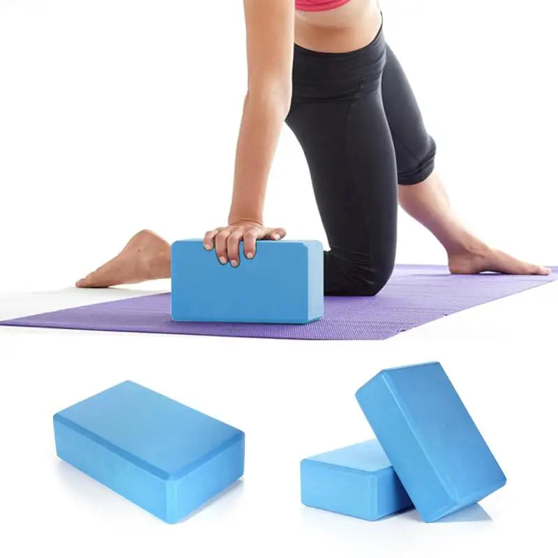 Foam Yoga Block for Home Gym (Blue)
