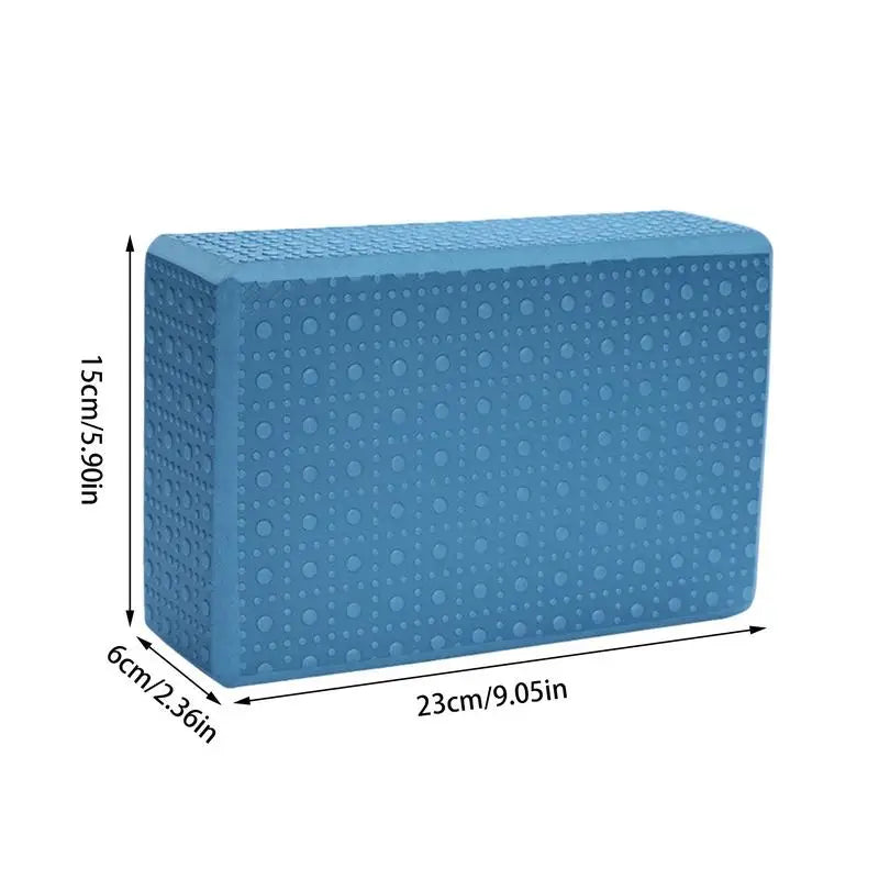 Anti-Slip Foam Yoga Blocks for Gym Training (Blue)