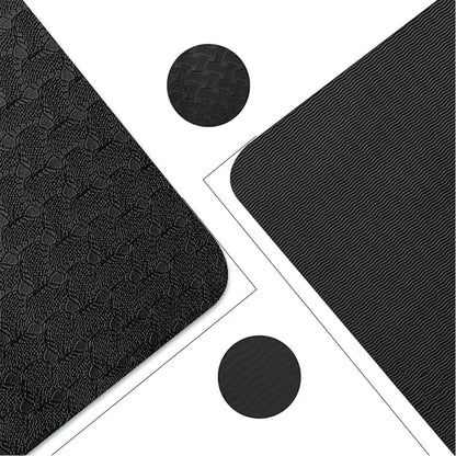 Foldable Non-Slip Travel Yoga Mat with Bag