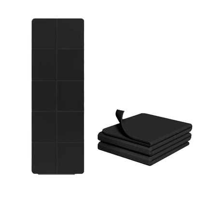 Foldable Non-Slip Travel Yoga Mat with Bag