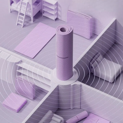 Foldable Non-Slip Yoga Mat for Girls