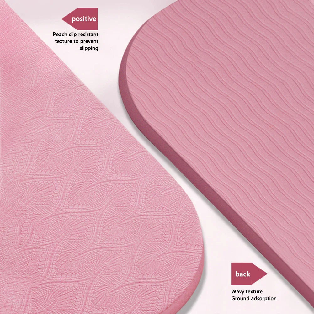 Foldable TPE Yoga Mat for Fitness & Pilates