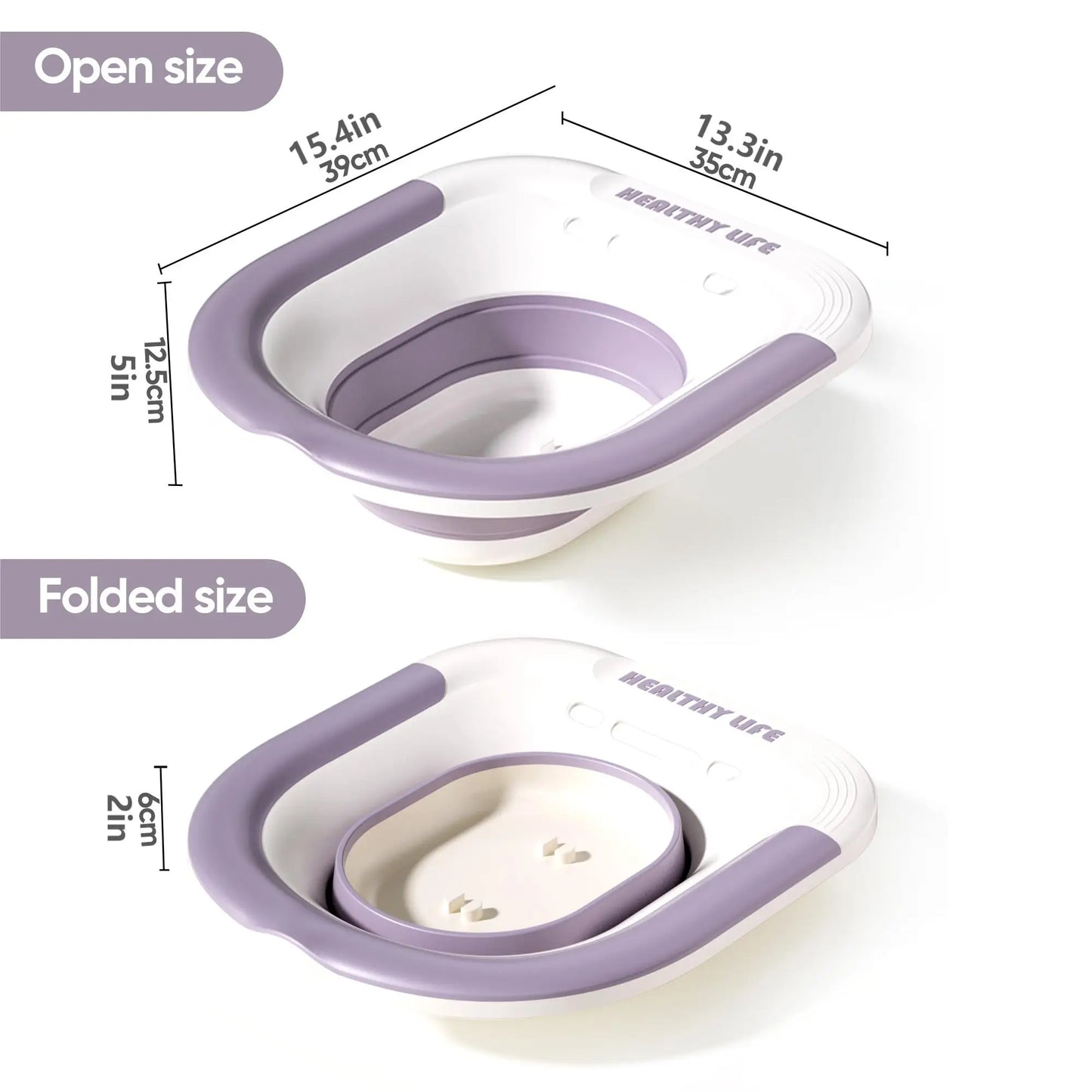 Folding Sitz Bath for Pregnant Women & Hemorrhoid Relief