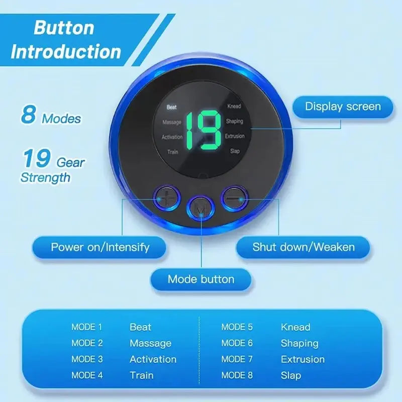 Electric Foot Massager Stimulation Pad Pressure Relief