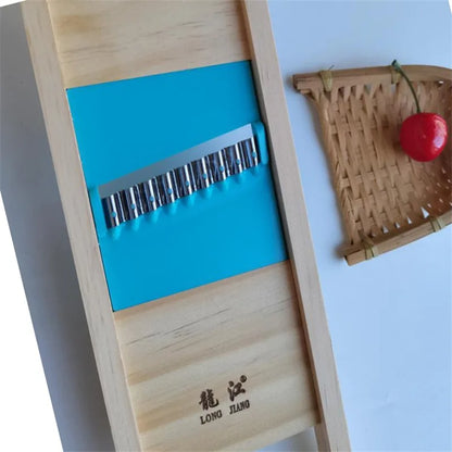 Stainless Steel Fries Grid Cutter – Wavy Potato Chopper