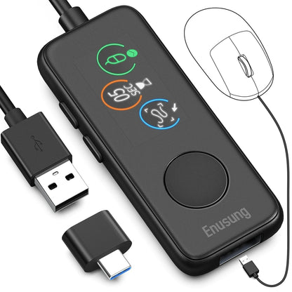 Fully Automatic USB Mouse Jiggler with HD Screen