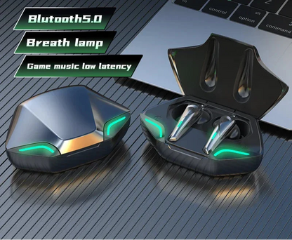 Wireless Bluetooth Gaming Earbuds with Mic – HiFi Sound