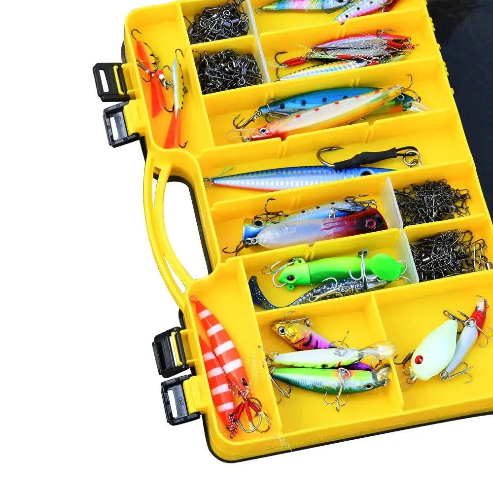 Waterproof Double Layer Fishing Tackle Box