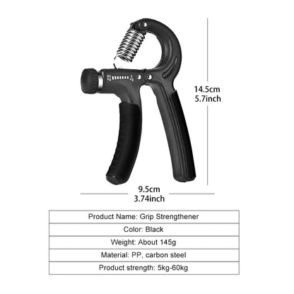 Adjustable Grip Strengthener 5-60KG Hand Exerciser