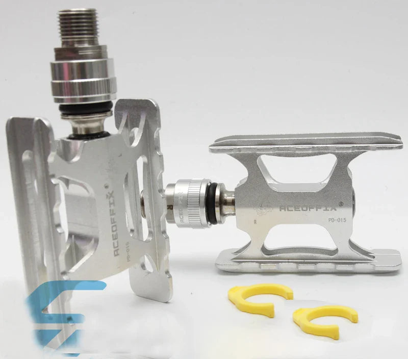 Ultralight Quick Release Pedals for Brompton Bike Silver