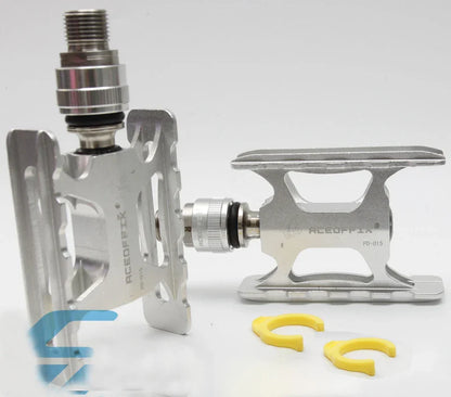 Ultralight Quick Release Pedals for Brompton Bike Silver