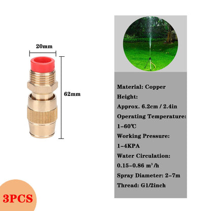 NNOBA Impulse Sprinkler Garden Watering on Tripod Base