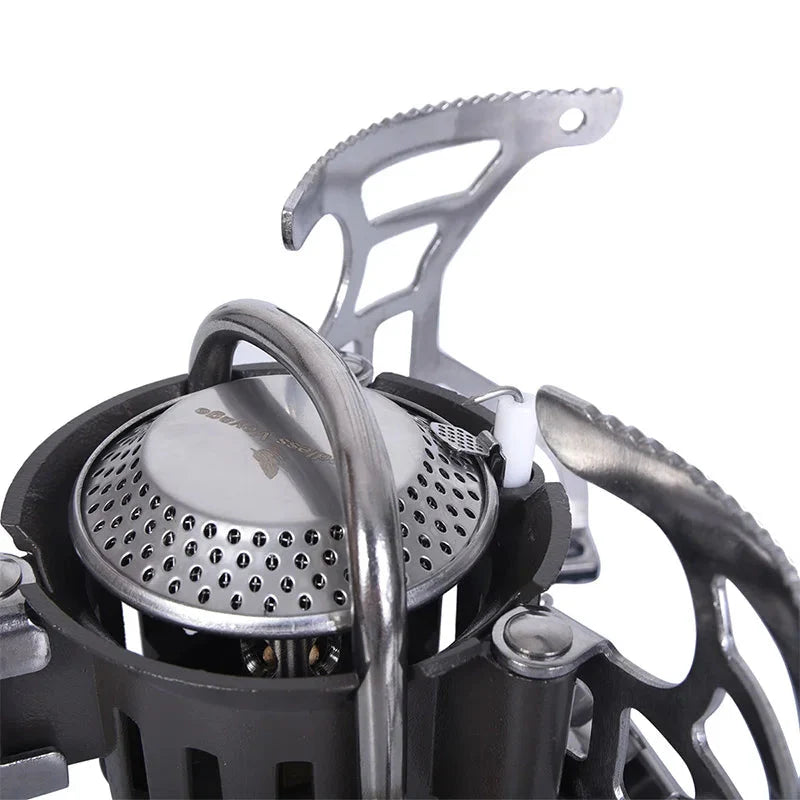 3500W Foldable Camp Gas Stove Silver