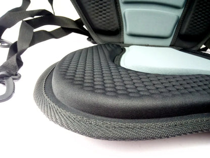 Adjustable Deluxe Fishing Kayak Seat with Inflatable Accessories and Bungee Cord