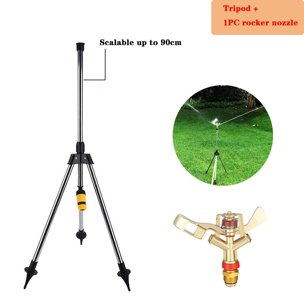 NNOBA Impulse Sprinkler Garden Watering on Tripod Base