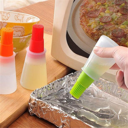 NEW Portable Oil Bottle Barbecue Brush