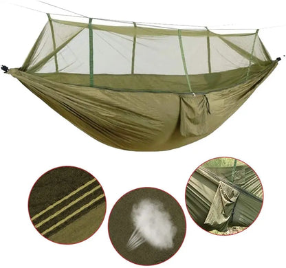 2-Person Camping Hammock with Mosquito Net
