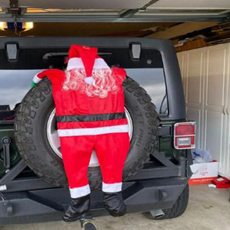 Festive 108cm Santa Claus Hanging Doll for Christmas Decor