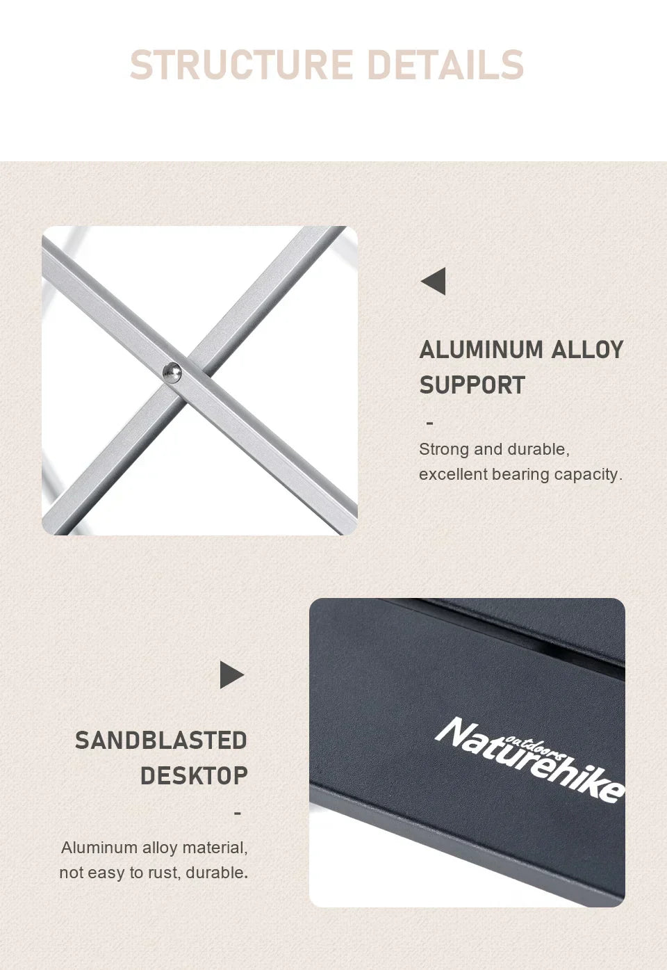 Ultralight Camping Table - Portable Mini Table for Backpacking and Outdoor Activities