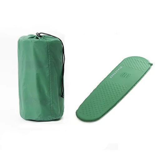 Ultralight Self-Inflating Sleeping Pad R-Value 3.2 Foam Mattress Army Green