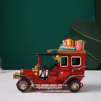 Vintage Metal Classic Car Miniature