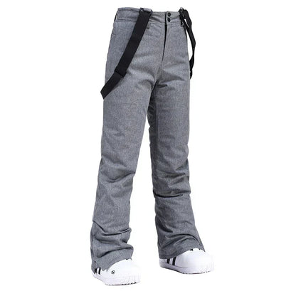 High-Quality Men Women Winter Thick Warm Skiing Pants