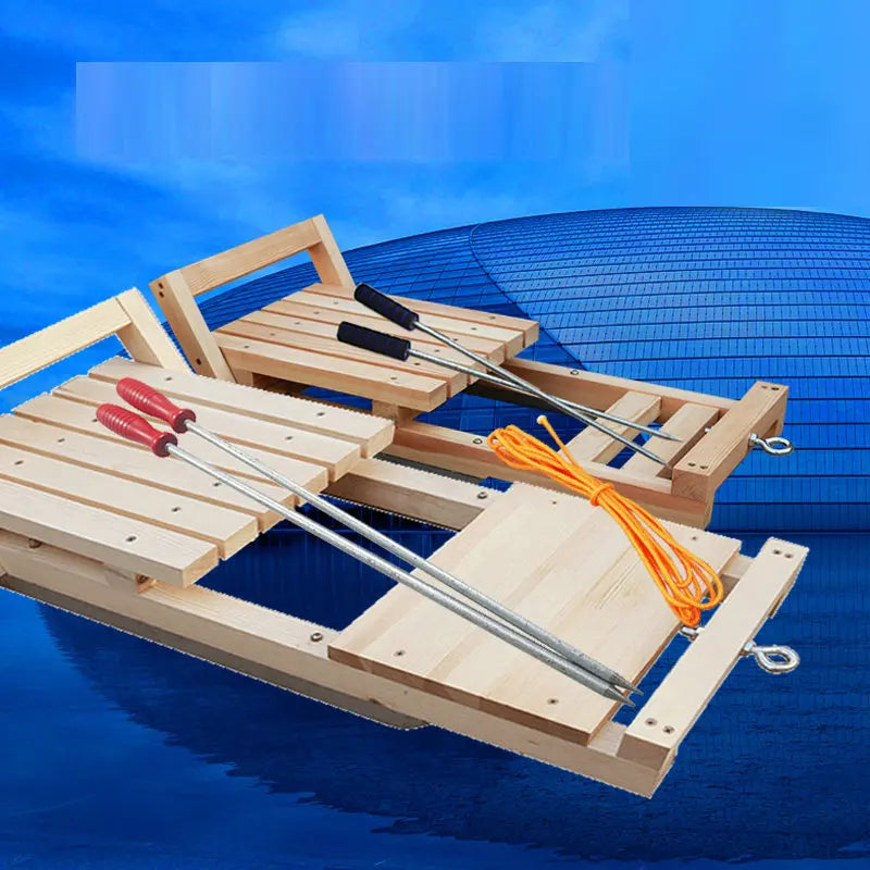 Winter Children & Adult Skating Ice Car