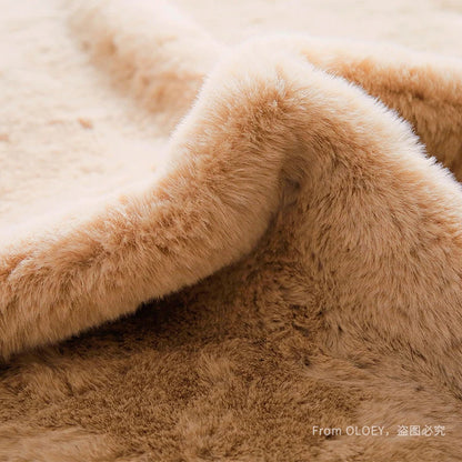 Luxurious Bear Rug Super Soft Carpet - Brown, 120x160cm