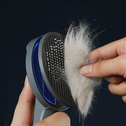 Cat Comb Dog Hair Remover Brush Pet Grooming Slicker Comb Removes Tangled  Self Cleaning Pet Supplies Accessories
