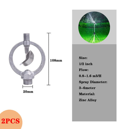 NNOBA Impulse Sprinkler Garden Watering on Tripod Base