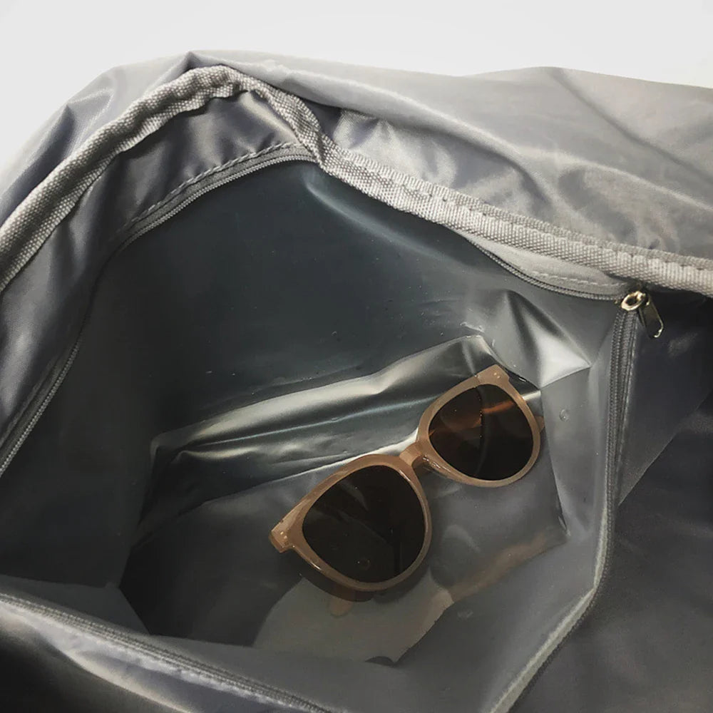 Waterproof Dry-Wet Separation Backpack Duffel Black